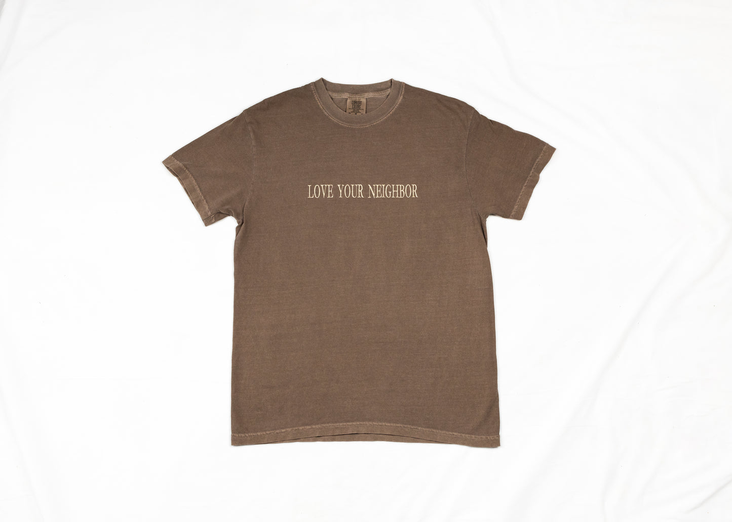 Love Your Neighbor Embroidered Tee